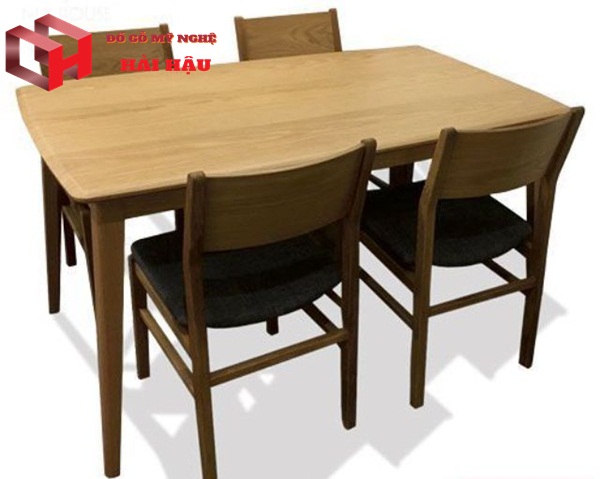 Bộ bàn ăn gỗ sồi  4 ghế