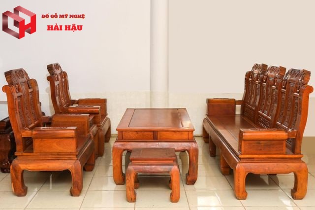 Bàn ghế gỗ hương đỏ