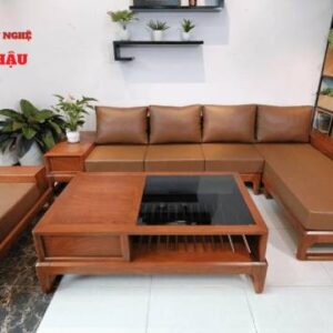 bộ bàn ghế sofa gỗ hương