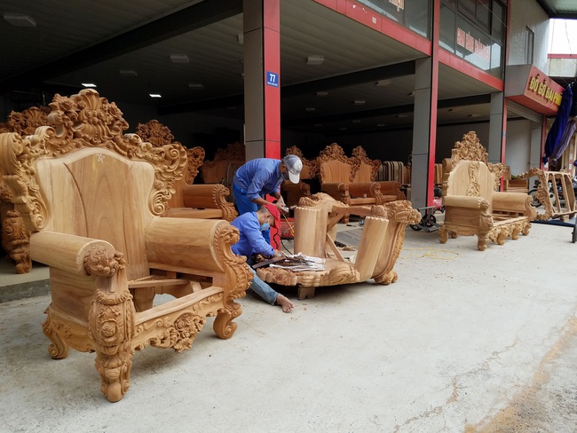 Sản phẩm làng nghề đồ gỗ mỹ nghệ Vạn Điểm, Thường Tín, Hà Nội