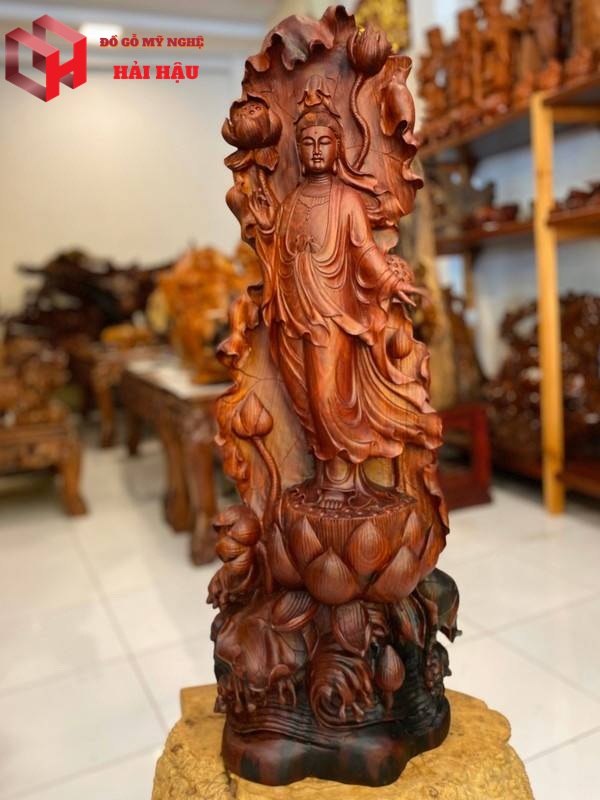 Tại sao tượng Quan Âm bằng gỗ luôn được ưa chuộng?