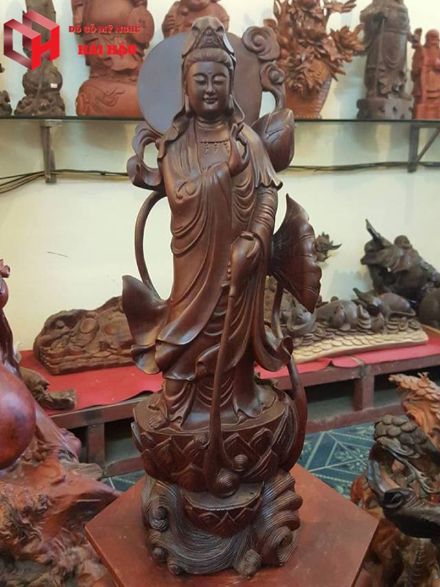 Lưu ý khi chọn tượng gỗ Phật Bà Quan Âm trưng bày trong nhà