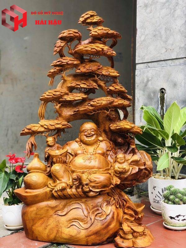 Vì sao tượng gỗ Phật Di Lặc được ưa chuộng?